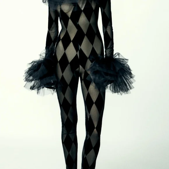 Jumpsuits Zara Leggings Tartan Zara Zara Pants Jumpsuits Zara - Main Image